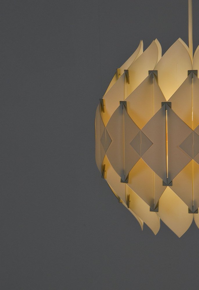 Butterfly Hanging Lamp attributed to Lars Eiler Schiøler for Høyrup, 1960s