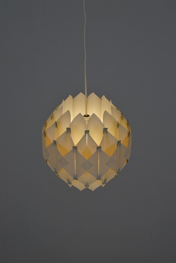 Butterfly Hanging Lamp attributed to Lars Eiler Schiøler for Høyrup, 1960s