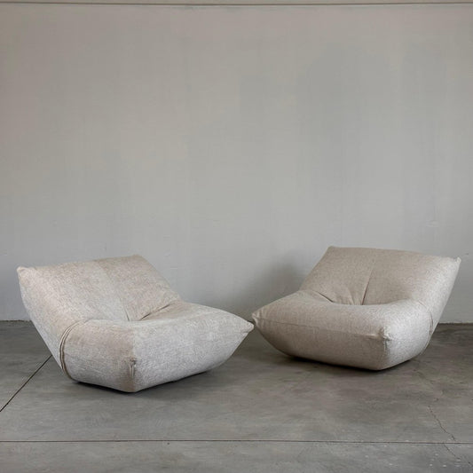 Butterfly Lounge Chairs attributed to Guido Maria Rosati for Giovannetti, 1970s, Set of 2