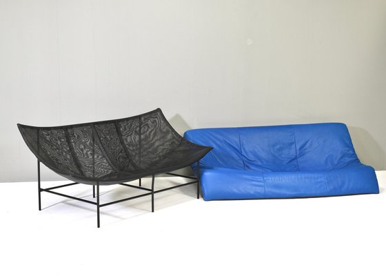 Butterfly Sofa in Leather attributed to Gerard Van Den Berg for Montis, Netherlands, 1980s-TE-2041529