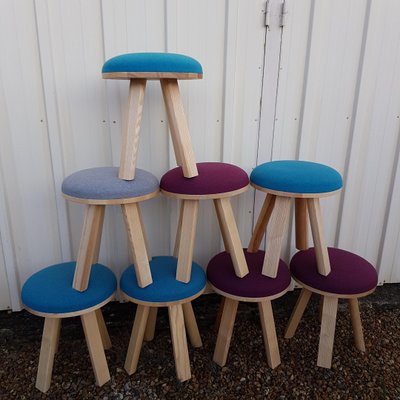 Buzzi Milk Stool by Buzzi Space, Set of 8-SNC-1345852