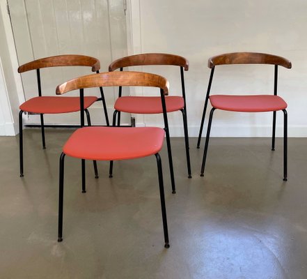 C 20 Chairs by Terence Conran, 1960s, Set of 4-IVH-1813378