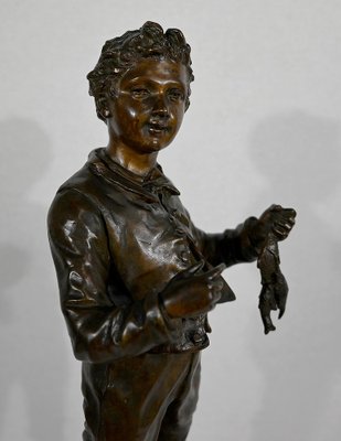 C. Anfrie, Bonne Pêche, 19th-Century, Bronze-RVK-1341718