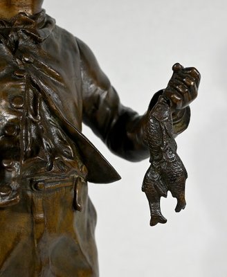 C. Anfrie, Bonne Pêche, 19th-Century, Bronze-RVK-1341718