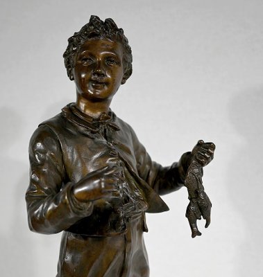 C. Anfrie, Bonne Pêche, 19th-Century, Bronze-RVK-1341718