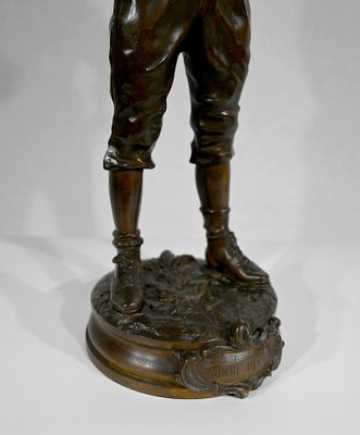 C. Anfrie, Bonne Pêche, 19th-Century, Bronze-RVK-1341718