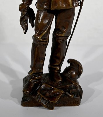 C. Anfrie, L’Estafette, 19th-Century, Bronze-RVK-1337809