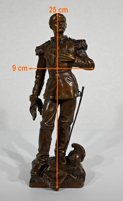 C. Anfrie, L’Estafette, 19th-Century, Bronze-RVK-1337809