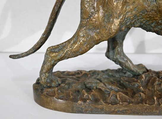 C. Fratin, Tigre marchant Sculpture, 19th-Century, Bronze-RVK-1338948