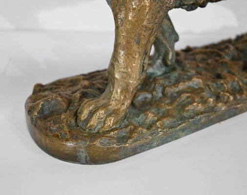 C. Fratin, Tigre marchant Sculpture, 19th-Century, Bronze-RVK-1338948