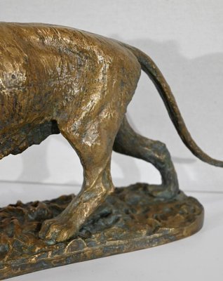 C. Fratin, Tigre marchant Sculpture, 19th-Century, Bronze-RVK-1338948