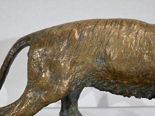 C. Fratin, Tigre marchant Sculpture, 19th-Century, Bronze-RVK-1338948