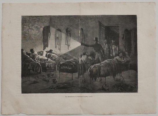 C. Laplante - the Dormitory - Original Lithograph - Early 20th Century-ZCI-822954