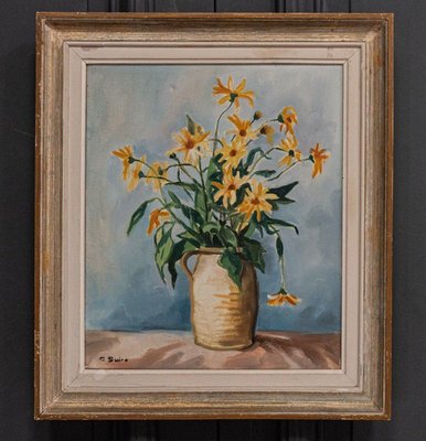 C. Suire, Oil on Canvas, Framed-QKG-1734599