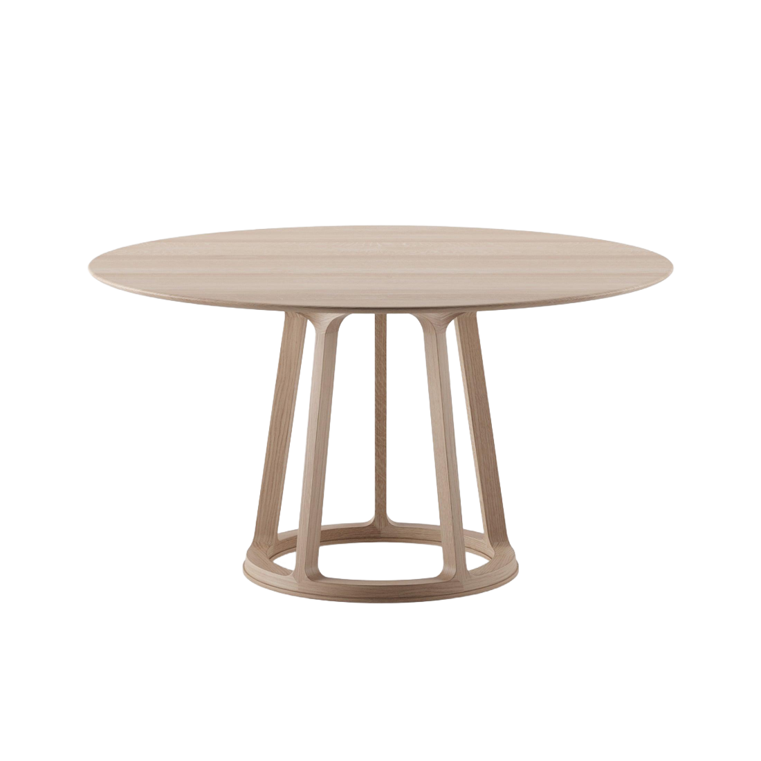 Pivot - Round Solid Wood Table by Artisan
