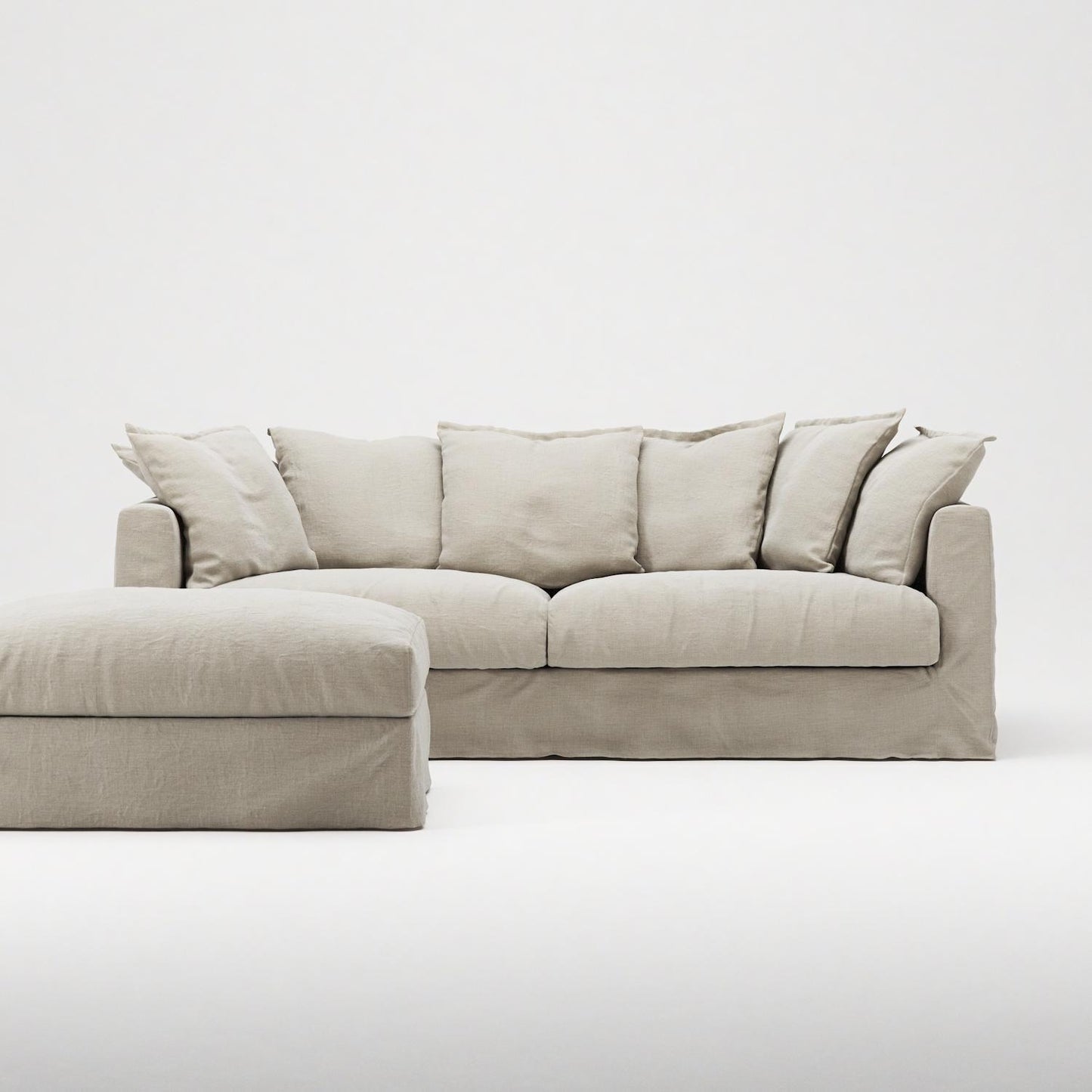 Decotique Le Grand Air Footstool Natural Blonde