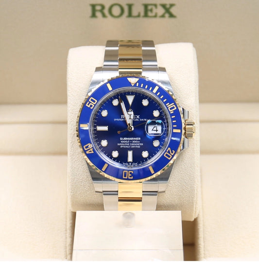 [빈티지/매장즉시발송] Rolex® Submariner Date 41 (41mm | 블루 다이얼 | 스틸 & 옐로우 골드 콤비)