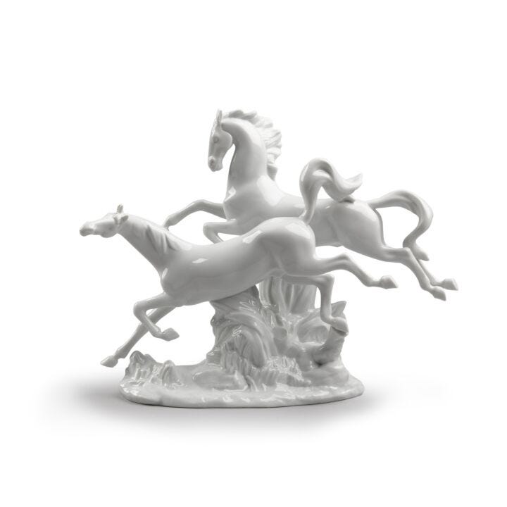 Horses Galloping Figurine by Lladró