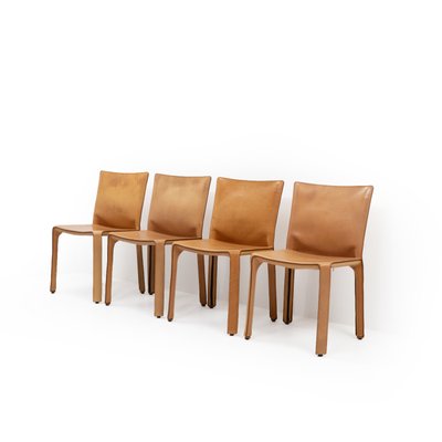 Cab 412 by Mario Bellini for Cassina, 1990s, Set of 4-TJQ-1972666