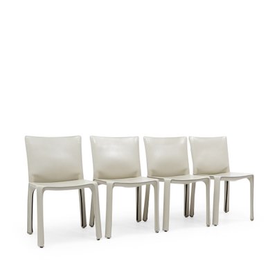 Cab 412 Chairs by Mario Bellini for Cassina, 1990s, Set of 4-TJQ-1815636