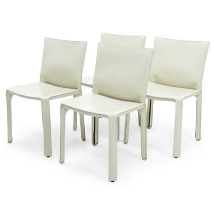 Cab 412 Chairs by Mario Bellini for Cassina, 1990s, Set of 4-TJQ-1815636