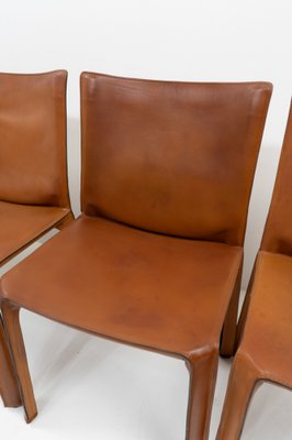 Cab 412 Chairs by Mario Bellini for Cassina, 1990s, Set of 6-TJQ-1794729