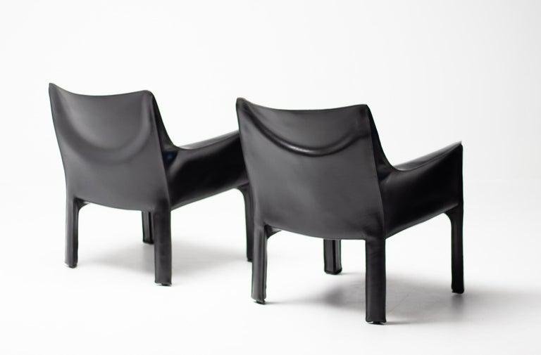 Cab 414 Lounge Chairs by Mario Bellini for Cassina, Set of 2