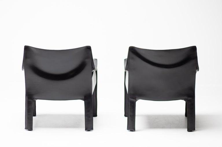 Cab 414 Lounge Chairs by Mario Bellini for Cassina, Set of 2