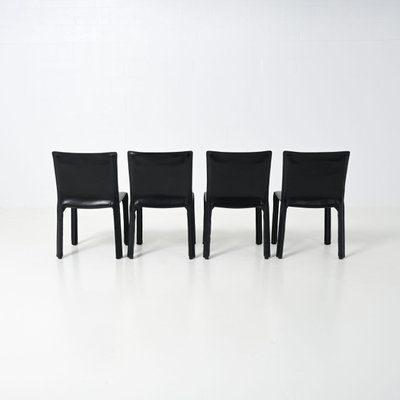 Cab Chairs by Mario Bellini for Cassina, 1970s, Set of 4-VT-1815821