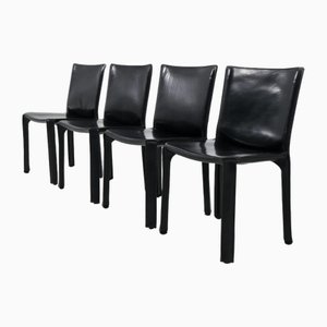 Cab Chairs by Mario Bellini for Cassina, 1970s, Set of 4-VT-1815821