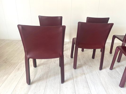 CAB Chairs by Mario Bellini for Cassina, Set of 6-NWG-1257029