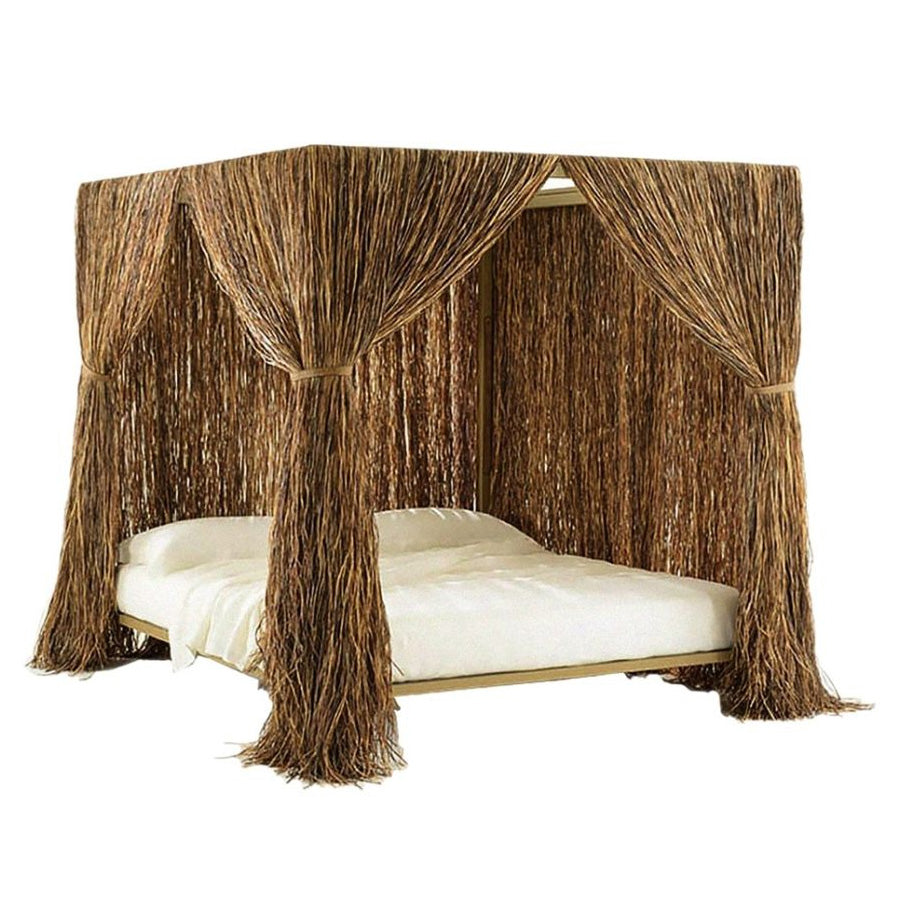 Cabana - Raffia Double Bed by Edra