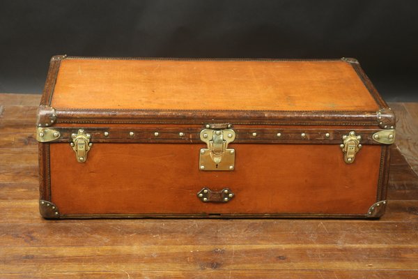 Cabin Trunk in Orange from Louis Vuitton, 1930s-EMZ-1235863