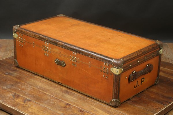 Cabin Trunk in Orange from Louis Vuitton, 1930s-EMZ-1235863