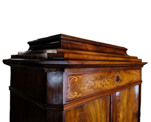 Cabinet in Polished Mahogany and Walnut, 1880-UY-1723447