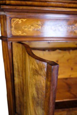 Cabinet in Polished Mahogany and Walnut, 1880-UY-1723447