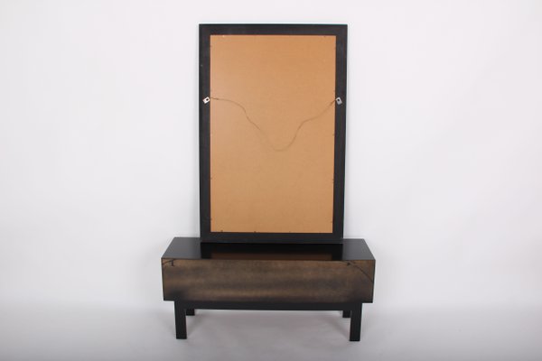 Cabinet & Mirror by Poul Nørreklit for Selectform, 1970s, Set of 2-DQ-838111