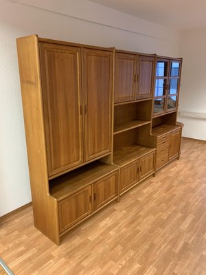 Cabinet with Glass Doors in Teak from Dyrlund, 1970s-BZB-2033838