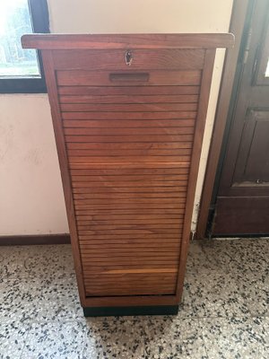 Cabinet with Roller Shutter, Early 20th Century-BNU-1804530