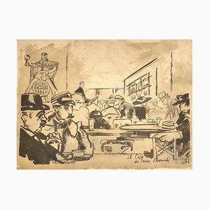 Caffè Greco - Original Print - 1918 1918-ZCI-770881