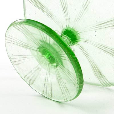 Cake Bowl on Stand from Ząbkowice Glassworks, 1970s-BKO-1823951