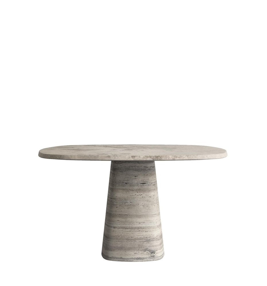 Calacatta Macchia Vecchia Wedge Table by Marmi Serafini