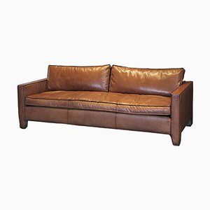 Calf Leather 3-Seater Sofa-TDA-1376347