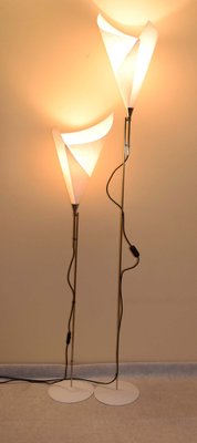 Calla Floor Lamps by Marcello Cuneo for Valenti, Italy, 1975, Set of 2-WF-1450968