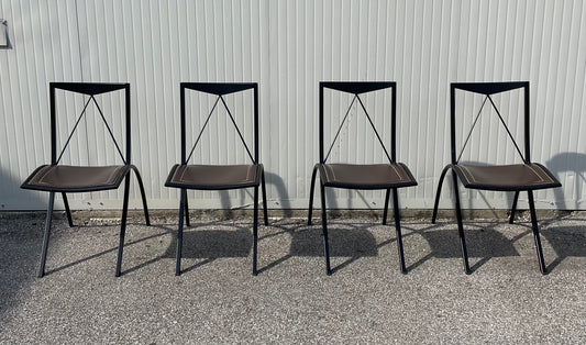 Caltelan Italia Folding Chairs, Set of 4