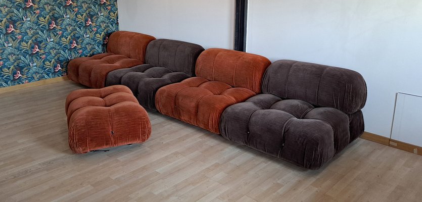 Camaleonda Modular Sofa by Mario Bellini for B&B Italia / C&B Italia, 1970s, Set of 5-DVN-1792406