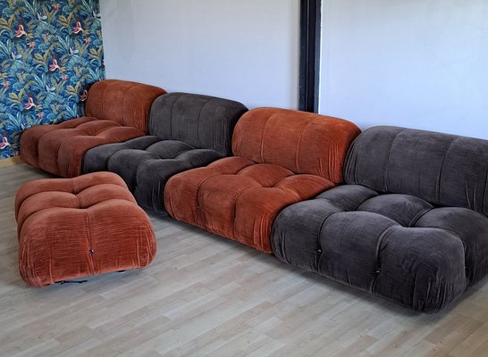 Camaleonda Modular Sofa by Mario Bellini for B&B Italia / C&B Italia, 1970s, Set of 5-DVN-1792406