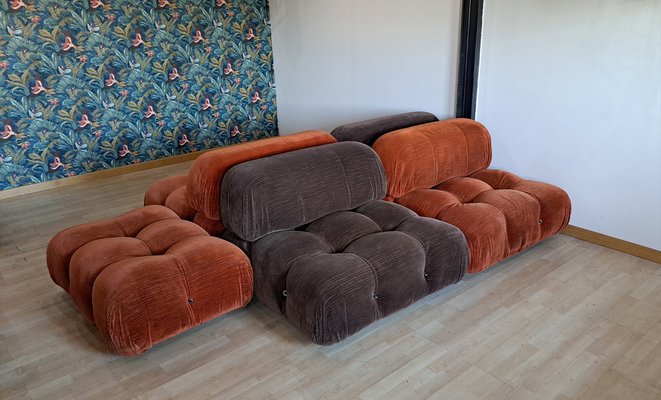 Camaleonda Modular Sofa by Mario Bellini for B&B Italia / C&B Italia, 1970s, Set of 5-DVN-1792406