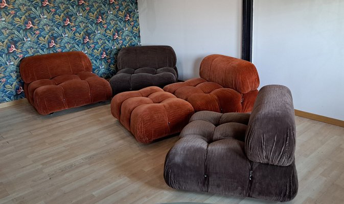 Camaleonda Modular Sofa by Mario Bellini for B&B Italia / C&B Italia, 1970s, Set of 5-DVN-1792406