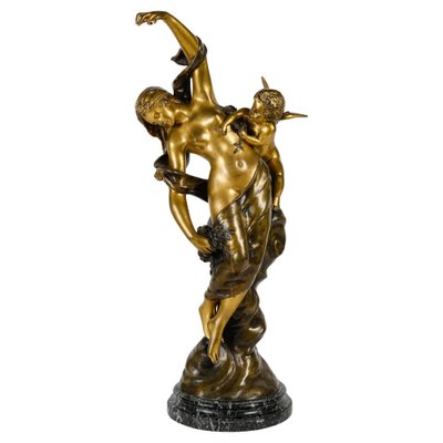 Campagne, Figurative Sculpture, Gilded and Patinated Bronze, 19th Century-WFS-1817080